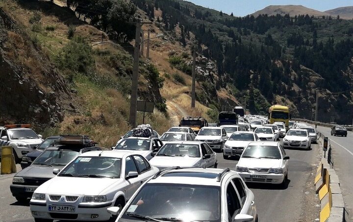 جاده کندوان و آزادراه تهران–شمال یک‌طرفه شد